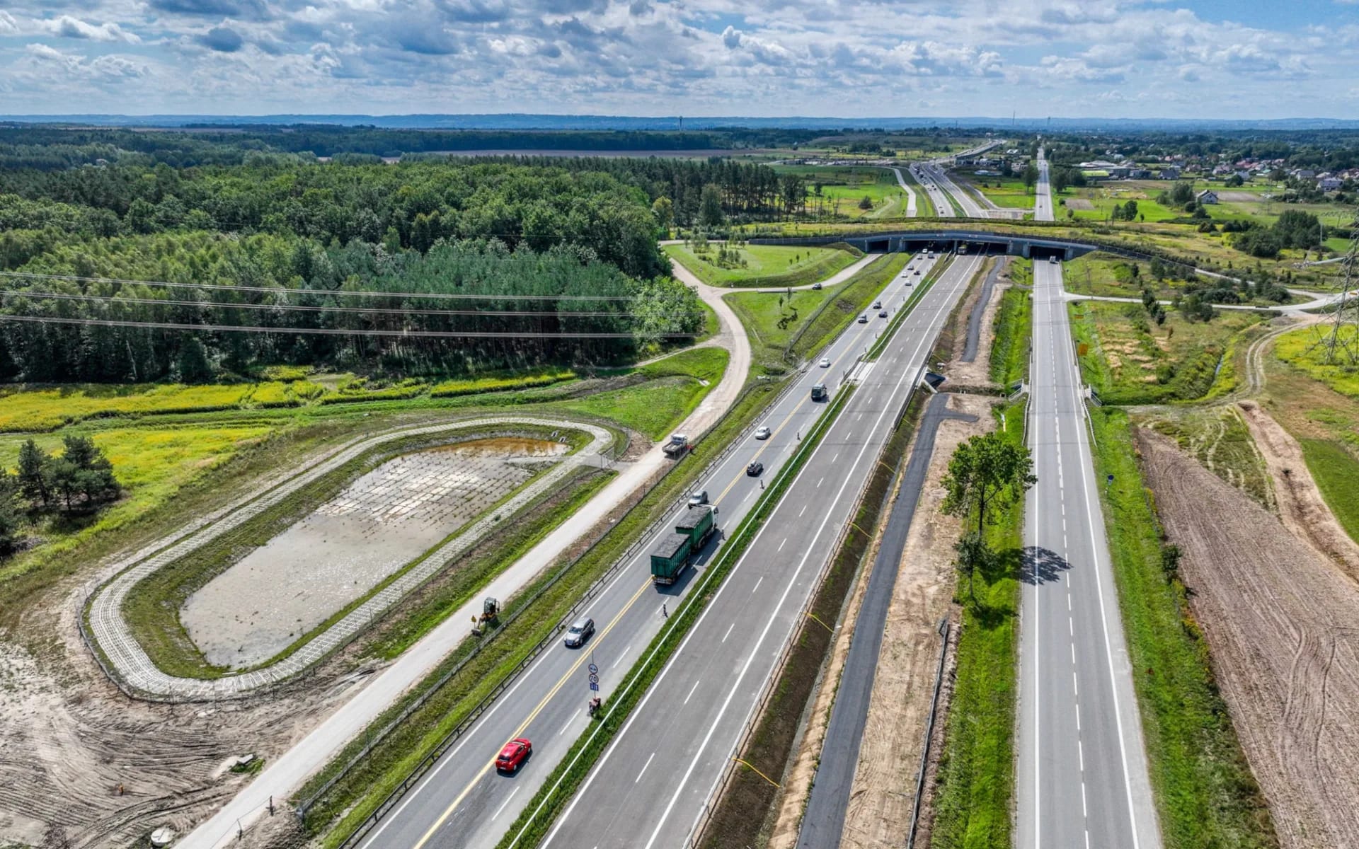Trasa S19 na Podkarpaciu miedzy Sokołowem Małopolskim a Jasionką